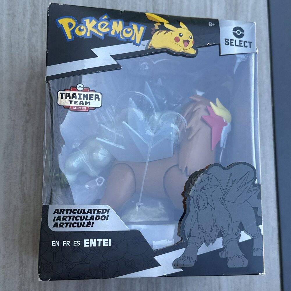 Pokémon 6” ENTEI Trainer Team Series 7 Action Figure Toy Pokemon Select Battle